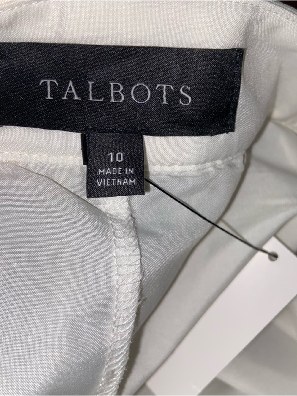 Talbots Skirt Womens Size 10 Embroidered Tulle Linear Floral Fit & Flare Midi - Picture 12 of 14